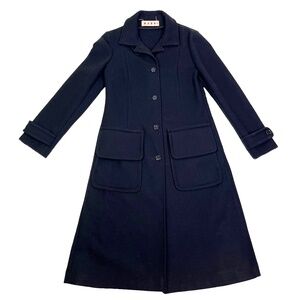 Marni Lana Wool Heavy Long Coat Jacket